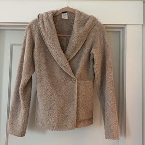 PATAGONIA fleece cowl neck hooded jacket size S